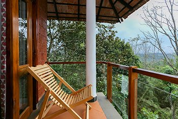 Vythiri Mist Resort's balcony views