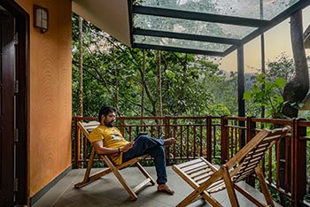 luxury heritage resorts in Wayanad with traditional architecture and private balconies