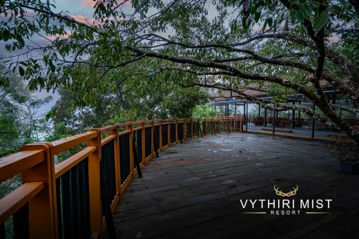 Dine amidst nature at Vythiri Mist Resort Wayanad.