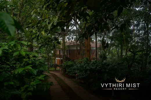 Luxury villas with forest views at Vythiri Mist Resort