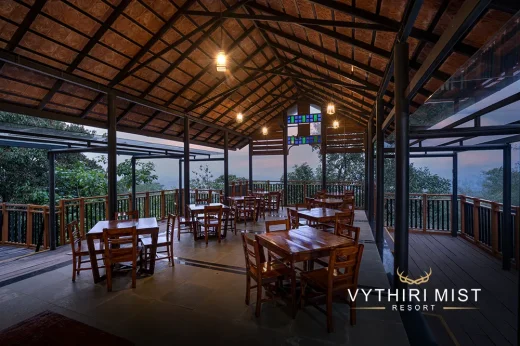 Enjoy gorgeous nature dining at Vythiri Mist Resort Wayanad