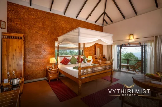 Luxurious interior of Vythiri Mist Resort